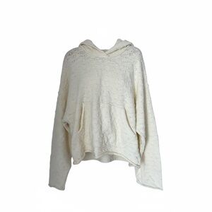 Free People Lake Side Knit Hoodie - Extra Small
